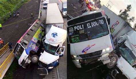 Choque Entre Autobús Y Trailer Deja Cuatro Fallecidos Y 9 Heridos