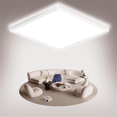 Litren Plafoniera Led Soffitto Lm Lampada Da Soffitto Led Quadrata