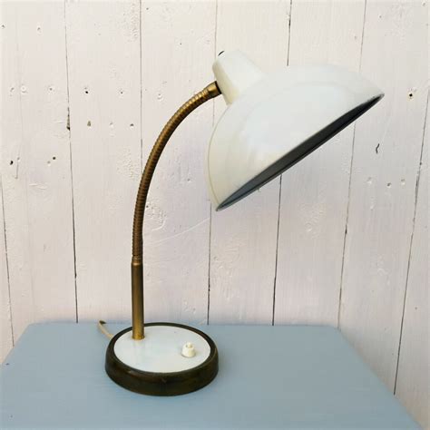 Lampe en tôle peint design année 50 Acolytes Antique