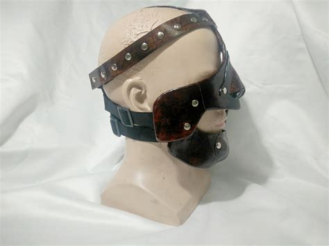 Leather Mankind Mask Replica Halloween Etsy