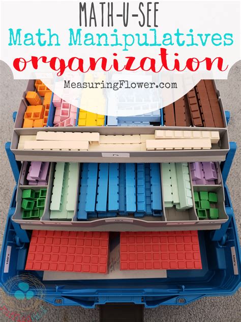 Math-U-See Math Manipulatives Organization