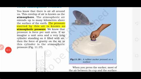 L 08 Atmospheric Pressure Class 8th By Mr Siraj Sir Youtube