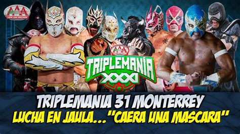 Triplemania Lucha En Jaula Caera Una M Scara Conferencia De Prensa