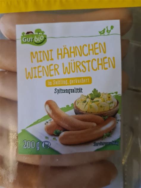 Gutbio Mini H Hnchen Wiener W Rstchen Kalorien Neue Produkte Fddb