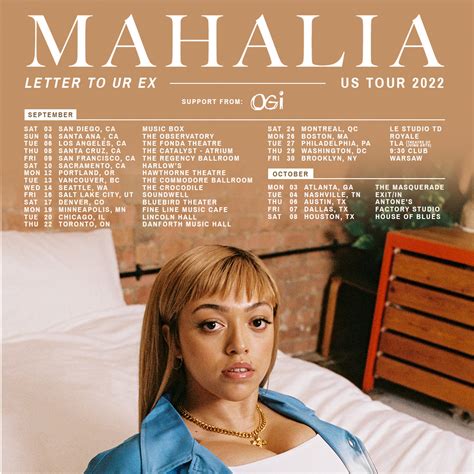 Ogi Joins Mahalia S Letter To Ur Ex Tour Def Pen