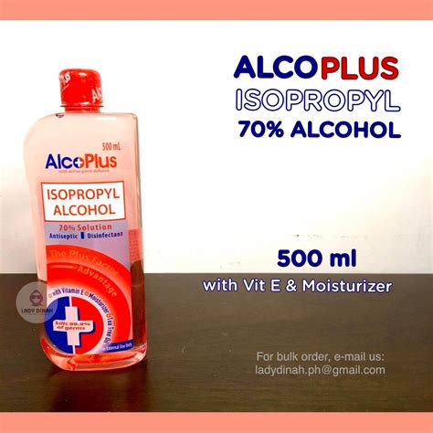 Alcoplus Isopropyl Solution Ml Lazada Ph