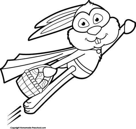 Easter Bunny Clipart Black And White | Free download on ClipArtMag