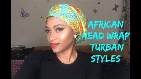 African Headwrap Turban Tutorial 1 Ankara YouTube