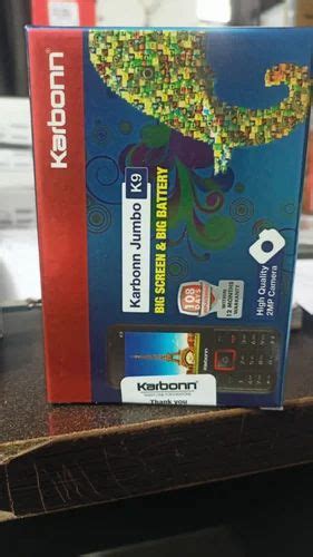 Black Karbonn K Jumbo Mobile Phones At Rs Piece In New Delhi Id