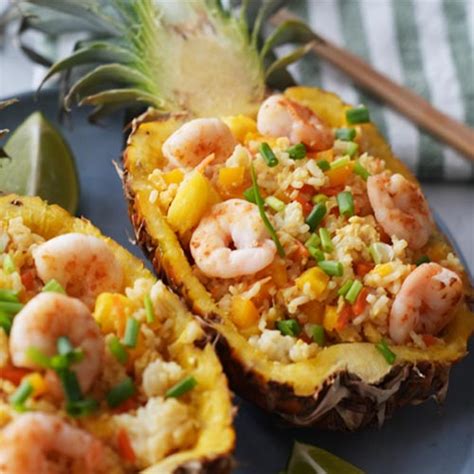 Recette Riz Saut L Ananas Et Aux Crevettes Cuisinovores