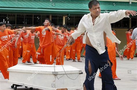 Filipino Inmates Dance Tune Singer Michael Editorial Stock Photo ...