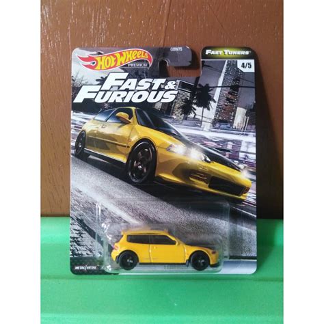 Jual Hot Wheels HONDA CIVIC EG Fast Furious Fast Tuners Shopee Indonesia