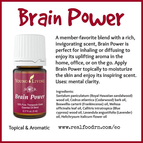 Brain Power Essential Oil - Real Food RN