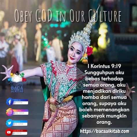 Obey God In Our Culture Korintus Tb Gerakan Baca Alkitab