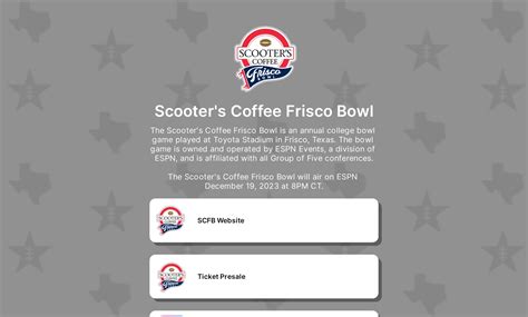 Scooter's Coffee Frisco Bowl's Flowpage