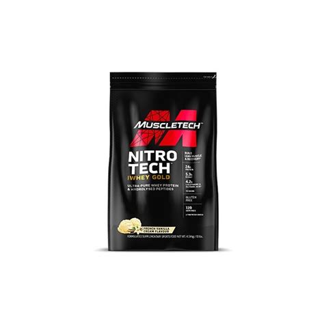 Muscletech Nitro Tech Whey Gold Lb French Vanilla Cream