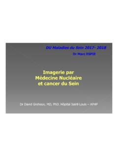 Imagerie par Médecine Nucléaire et cancer du Sein imagerie par m 233