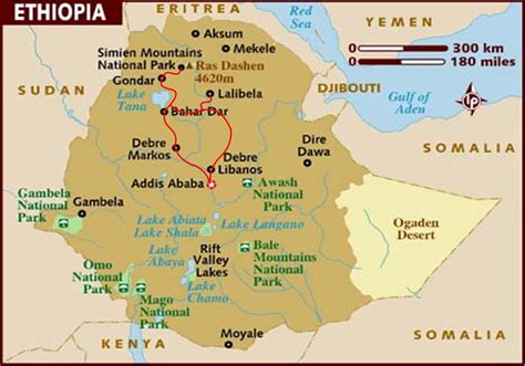 Ethiopia Road Map