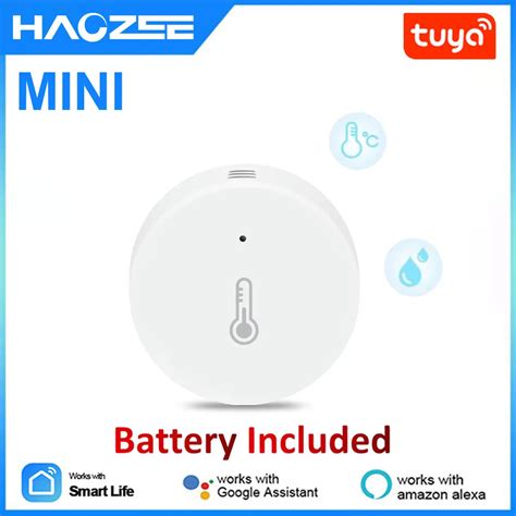 Tuya Capteur Zigbee température humidité avec Alexa Assistant Test