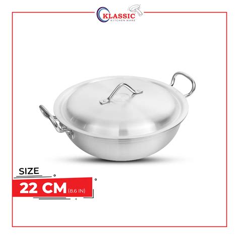 Klassic Round Karahi Wok 22cm With Lid Aluminum Alloy Metal Price In