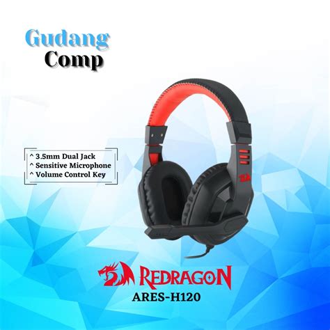 Jual Redragon H Ares Wired Gaming Headset Shopee Indonesia