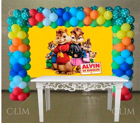 Aniversário Alvin E Os Esquilos - Decoração De Aniversario Alvin E Os Esquilos - Últimas Decoração