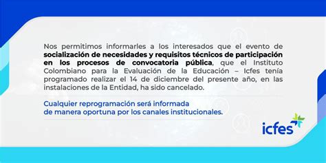 Icfes On Twitter ⚠️información Importante⚠️ Ten En Cuenta Que