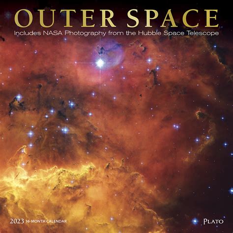 Outer Space Square Wall Calendar Plato Calendars