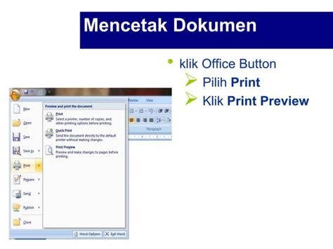 Mencetak Ms Word Ppt