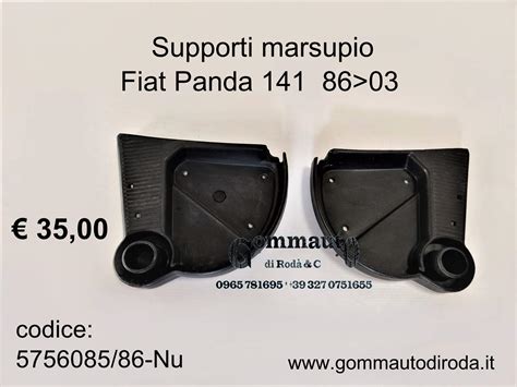 Supporti Marsupio Fiat Panda Gommauto Di Roda