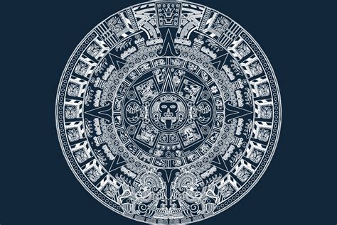 Aztec Calendar Vector File At Collection Of Aztec