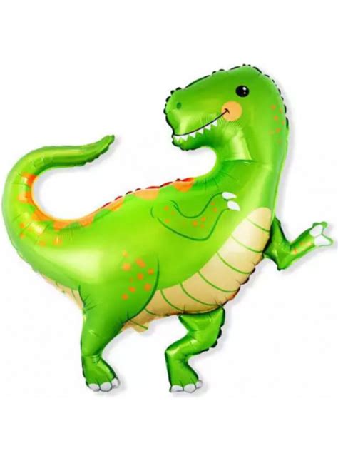 Bal O Metalizado Baby Dinossauro Polegadas Cm