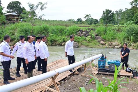 Tinjau Pompanisasi Di Bantaeng Presiden Tingkatkan Produktivitas