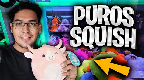 GANÉ en la CACERÍA de SQUISHMALLOWS en la MAQUINA de MUÑELOCOS YouTube