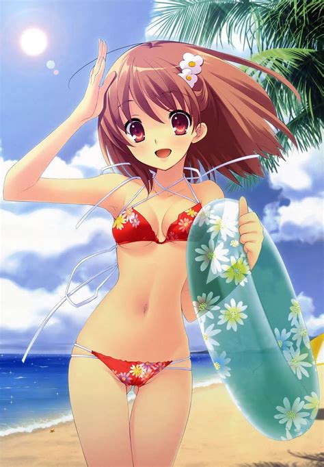 Anime Girl Red Bikini Anime Pinterest