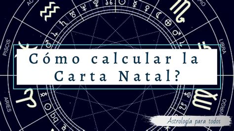 Cómo Calcular e interpretar tu Carta Natal GRATIS en la Web YouTube