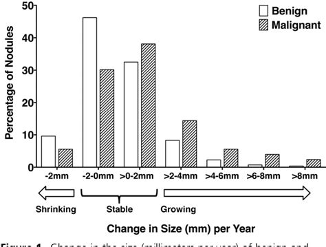 Figure 1 From Differential Growth Rates Of Benign Vs Malignant Thyroid Nodules Semantic Scholar