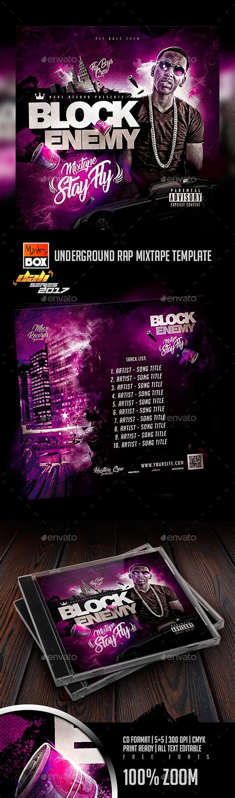 Underground Rap Mixtape Template by MonkeyBOX | GraphicRiver