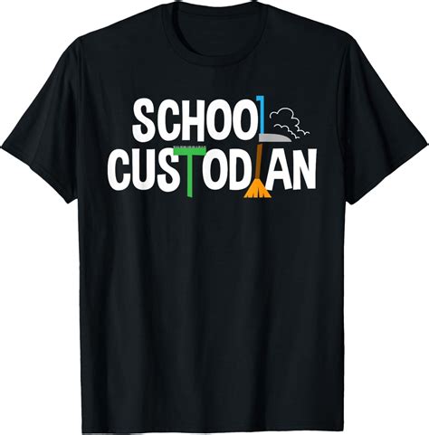 School Custodian Appreciation T Janitor T Shirt