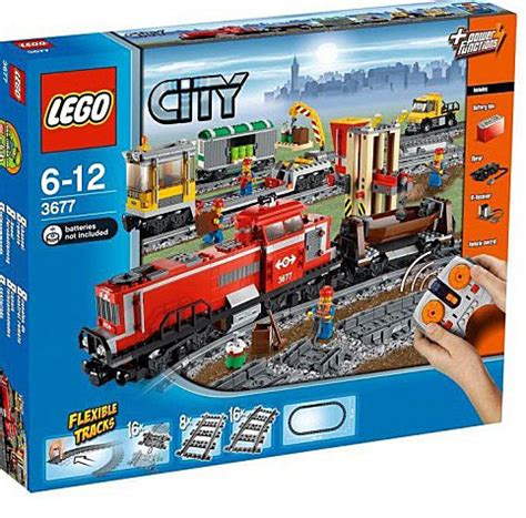 LEGO City Cargo Train Set (3677) - Remote Control Images at Mighty Ape NZ