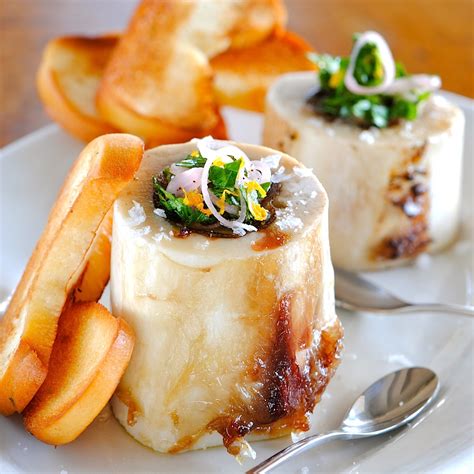 Jules Food Roasted Bone Marrow With Tarragon Orange Gremolata And