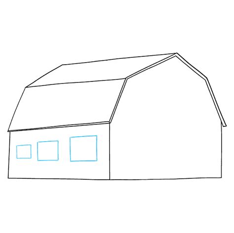 How To Draw A Barn Really Easy Drawing Tutorial