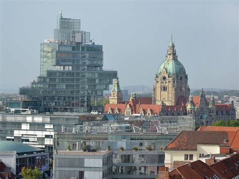 Blick Auf Das Rathaus Vom Turm Der Gartenkirche Jahre Neues