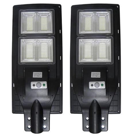 Luminaria Solar Poste LED 200W Sensor Proximidade Controle Rua Quintal