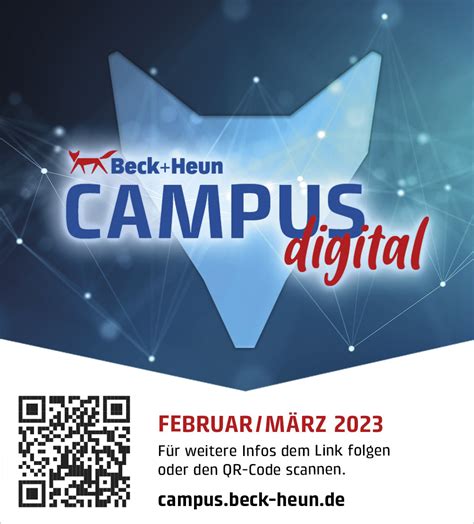 Beck Heun mit neuem Programm für Onlineschulungen Anmeldung zu CAMPUS