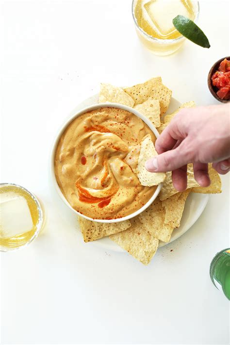 Vegan Cashew Less Queso Dip Minimalist Baker Recipes