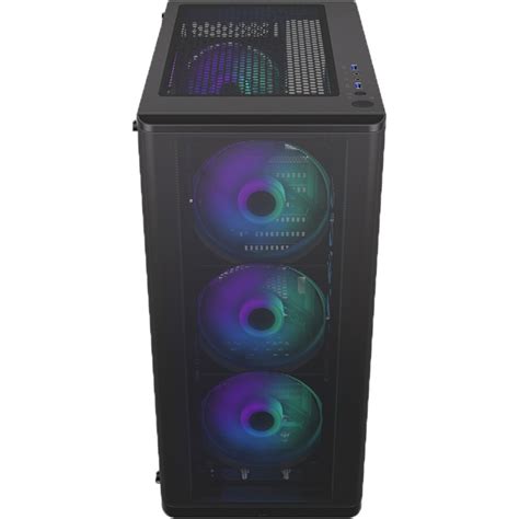 Endorfy Ventum Argb Tower Geh Use Schwarz Seitenteil Aus Tempered