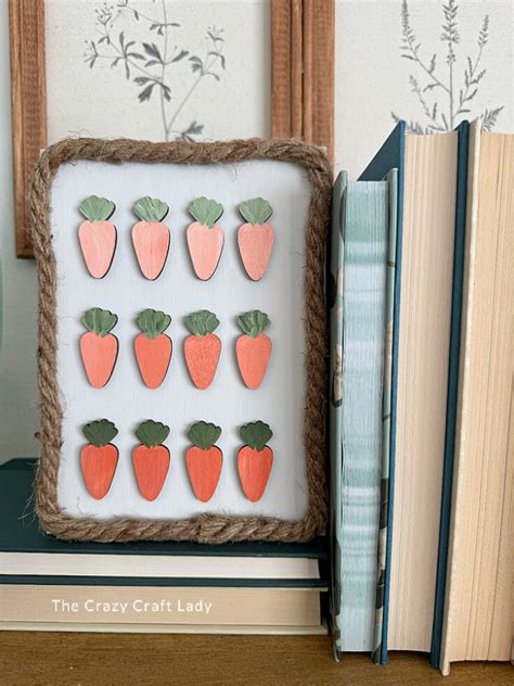 Spring Carrot Specimen Art The Crazy Craft Lady