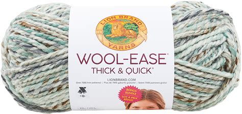 Lion Brand Wool Ease Thick Quick Bonus Bundle Yarn Seaglass