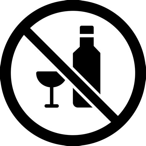 No Alcohol Vector Icon 21024040 Vector Art At Vecteezy